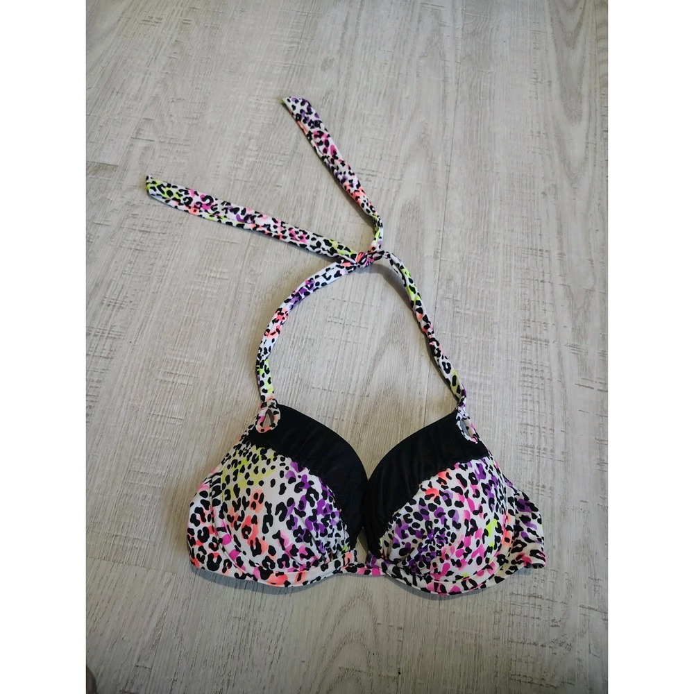 Victoria's Secret Bombshell Bikini 32B Adds 2 Sizes Push Up Swim Top